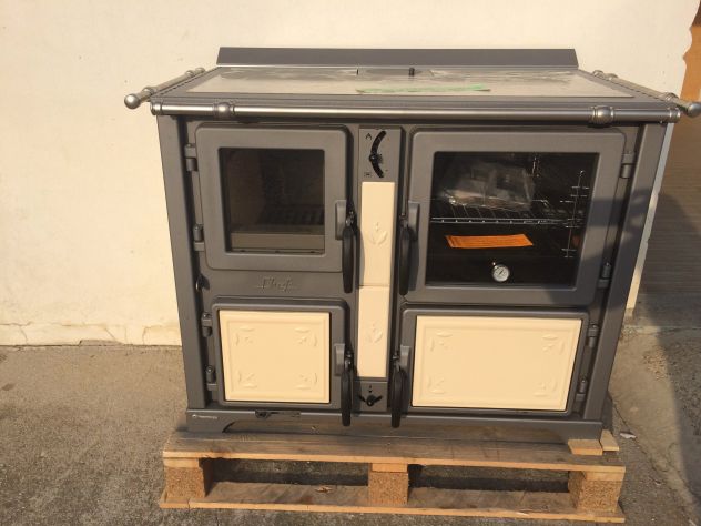 Stufa Cucina economica ceramica ghisa 16 kw - Foto 8