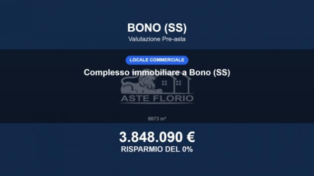 Immobile in asta di 8873 m² in vendita a Bono