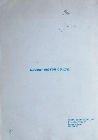 Suzuki manuali uso manutenzione vari italiano/inglese - Foto 9