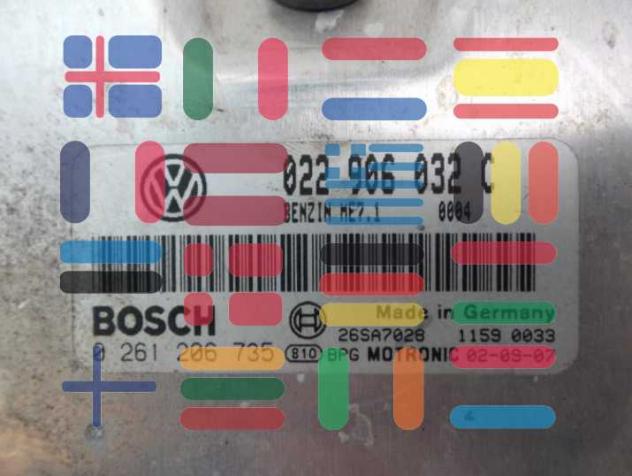 0261206735 022906032C Volkswagen Transporter T4 2.8 centralina motore Bosch - Foto 2