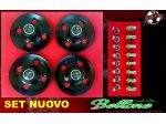Coppe ruota Alfa Romeo Giulia Alfetta Giulietta 1750 2000 set nuovo