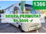 MOTORHOME CARTHAGO MERCEDES PAT C SEMIDINETTE BASCULANTE MATRIMONIALE GARAG &hellip;