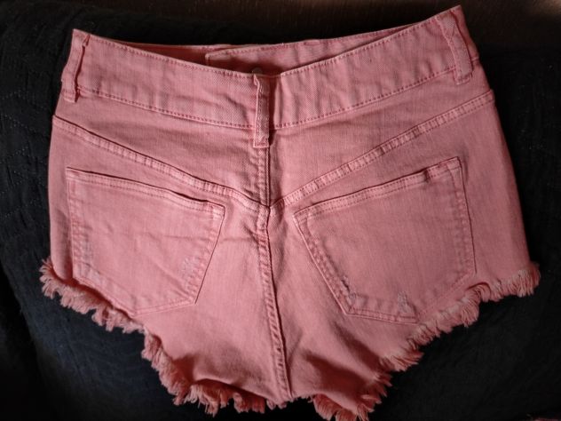 Calzoncini Jeans rosa da ragazzina tg 36 - Foto 2