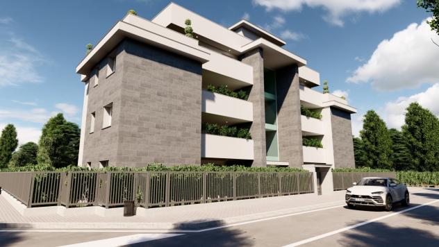 Nuovo trilocale in Classe A4 con giardino in vendita a Meda (MB)