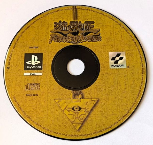 PS1 Yu gi oh! forbidden memories 🇩🇪 Solo disco Testato funzionante