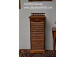 Schedario-classificatore stile inglese con leggio