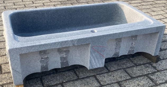 Lavello lavandino per cucina in pietra granito 70/80/90cm - Foto 6