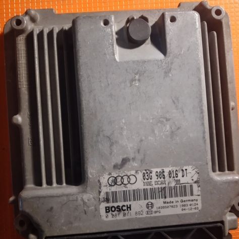 CENTRALINA MOTORE AUDI A3 BOSCH:0281011892 03G906016DT 0281011892 EDC 16U1 CENT