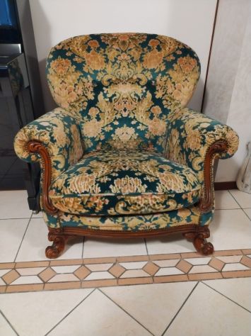 Coppia poltrone in velluto anni’ 60 - Foto 3