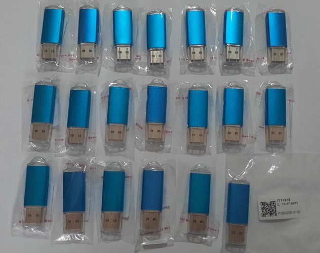 20 Chiavette USB Memoria Flash USB 2.0 da 64 MB Memoria per PC LAPTOP F9C34589