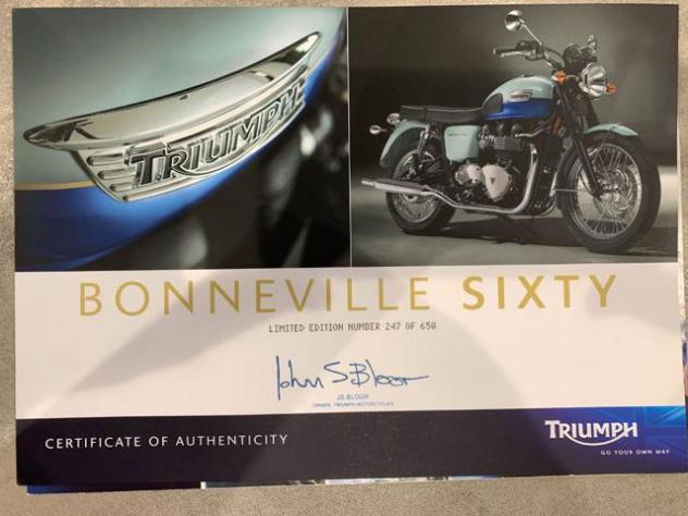 TRIUMPH Bonneville T 100 SIXTY - Limited Edition rif. 24162625 - Foto 8