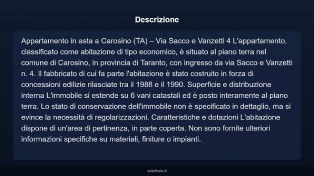 Immobile in asta di 90 m² in vendita a Carosino - Foto 4