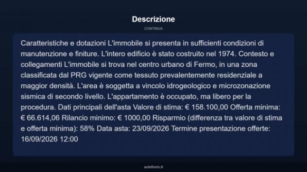 Immobile in asta di 102 m² con più di 5 locali in vendita a Fermo - Foto 17