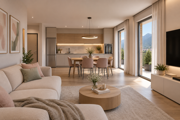 ATTICO mq 120 -Panoramicissimo- Centro urbano- Cantine e posti auto
