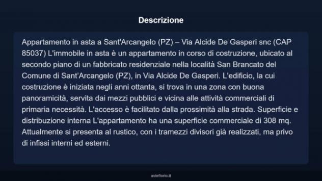 Immobile in asta di 308 m² in vendita a Sant'Arcangelo - Foto 3