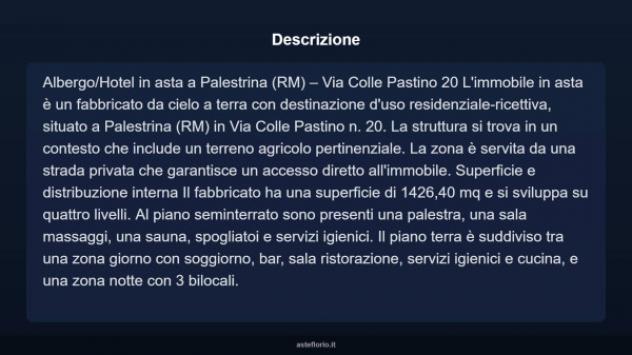 Immobile in asta di 1426 m² in vendita a Palestrina - Foto 3