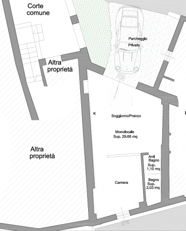 Appartamento in vendita a Siena 47 mq Rif: 1451803 - Foto 2