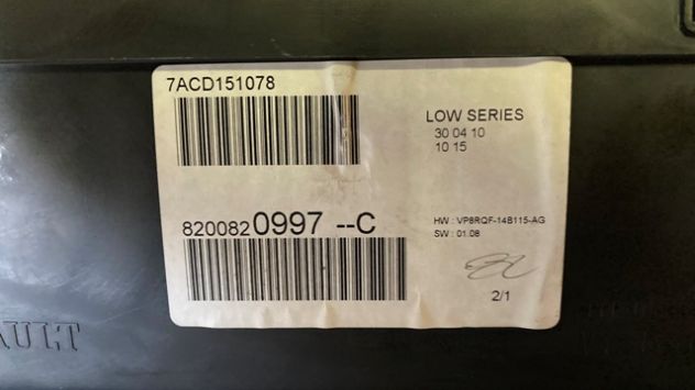 Quadro strumenti Renault Clio 3 1.5DCI del 2010 (8200820997C) - Foto 4