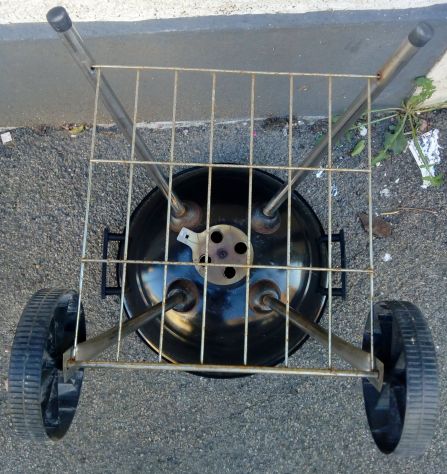 Barbecue trasportabile richiudibile a carbonella o legna - Foto 5