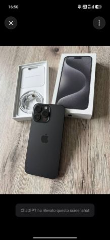Vendo iPhone 15 Pro Max 256GB Black Titanium – Come Nuovo, Scatola Originale - Foto 3