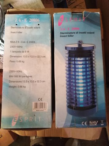 lampade insetti