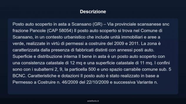 Immobile in asta di 12 m² in vendita a Scansano - Foto 4