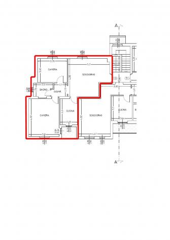 Appartamento in vendita a Castelnuovo Magra 90 mq Rif: 1403348 - Foto 7