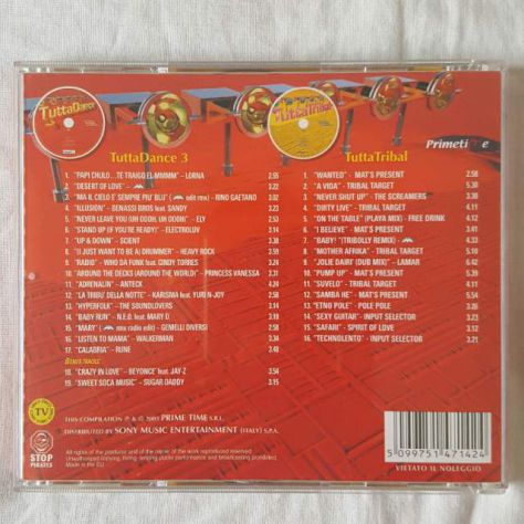 TuttaDance 3 + TuttaTribal - Power Mix By M.Miclini - 2CD Originali - TRACCIATA! - Foto 3