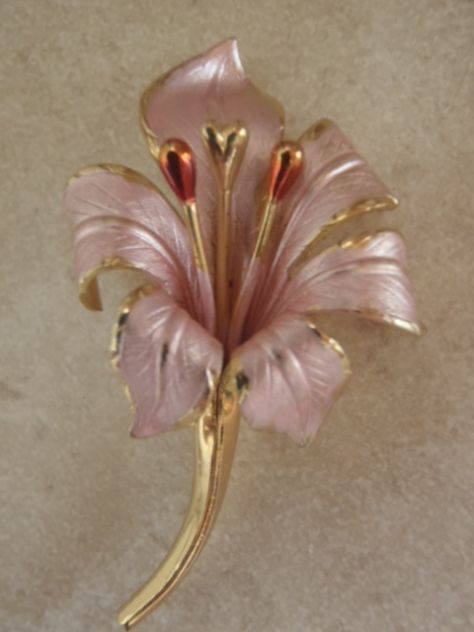 Spilla giglio bigiotteria Cerrito Lily