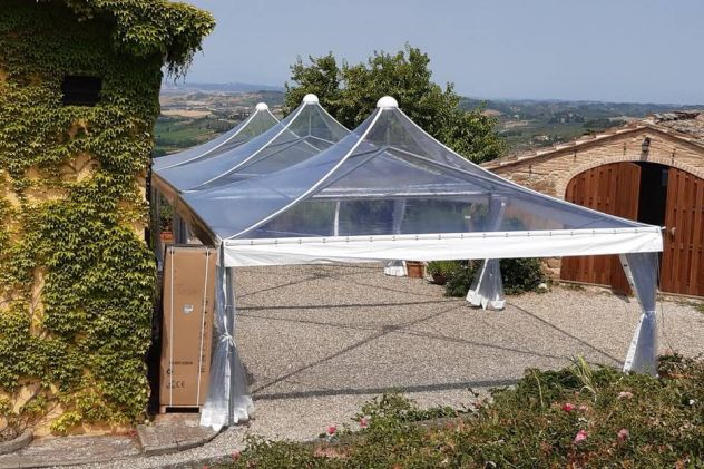 Noleggio affitto Wedding Crystal Pagode Gazebo 6mx6m Matrimoni Monza Brianza - Foto 2