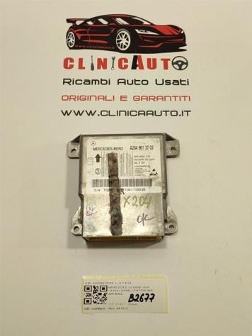CENTRALINA AIRBAG MERCEDES Classe GLK Serie (X204) A2049013702 (0815)
