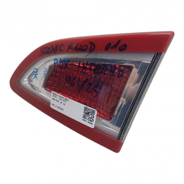 STOP POSTERIORE DESTRO INTEGRATO NEL PORTELLO RENAULT Scenic X MOD 265500018R K9KJ8 (09) - Foto 2