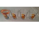 Bicchieri China Martini 4 pezzi da collezione vintage nuovi