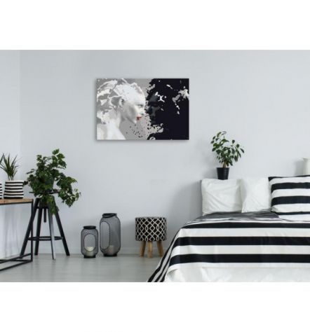 Quadro Fai Da Te 60x40 Cm. Viso Femminile N.1 ARREDALACASA Spedizione Gratis - Foto 2
