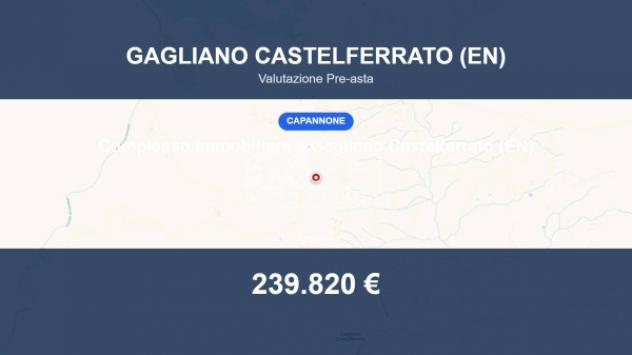 Immobile in asta di 6200 m² in vendita a Gagliano Castelferrato
