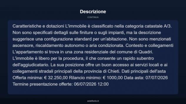 Immobile in asta di 100 m² in vendita a Quadri - Foto 16