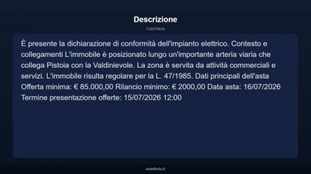 Immobile in asta di 93 m² in vendita a Serravalle Pistoiese - Foto 4