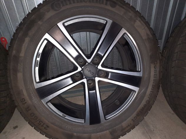 Gomme invernali CONTINENTAL 215/60 R16 99H M+S montati su cerchi in lega MAK"16" - Foto 4