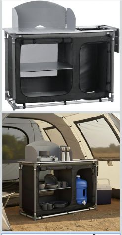 Mobiletto cucina per campeggio