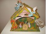 PRESEPE COMPLETO: CAPANNA, STATUINE E ACCESSORI
