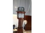 lampada da terra in Stile, blu bordato oro,