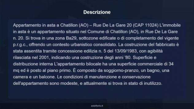 Immobile in asta di 34 m², box auto in vendita a Chatillon - Foto 7