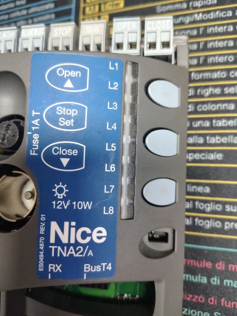 Scheda comando Nice TNA2/A per motore TEN - Foto 3