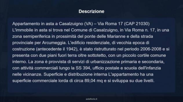 Immobile in asta di 89 m² in vendita a Casalzuigno - Foto 11