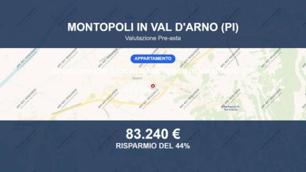 Immobile in asta di 114 m², box auto in vendita a Montopoli in Val d'Arno