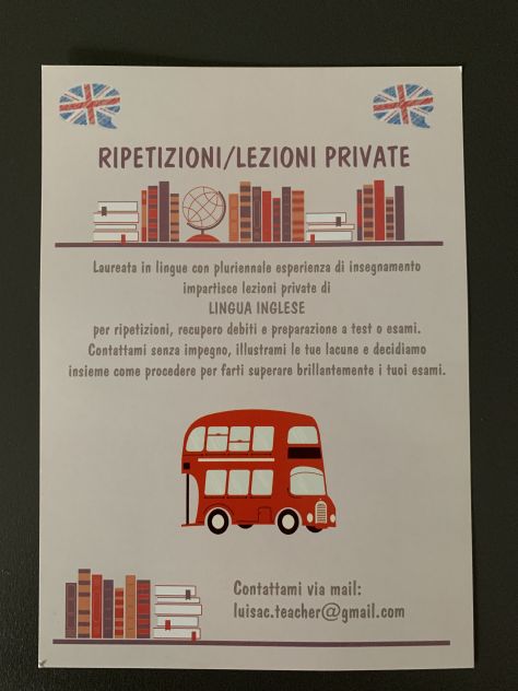 Ripetizioni lingua inglese