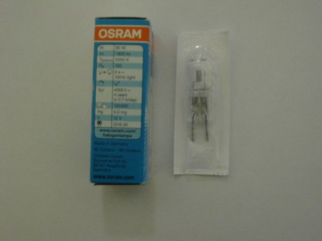 N° 22 Lampadine OSRAM Halogene 64458 S (NUOVE) - Foto 3