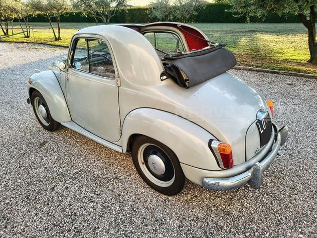 Fiat Topolino C 1952 | GRIGIO CHIARO INTERNI NERI E ROSSI TARGHE NERE ORIGINALI - Foto 10