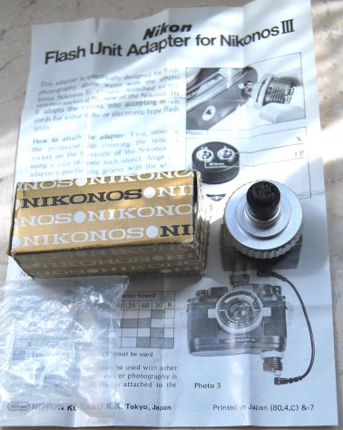 Adattatore sincro flash nikonos 3 - Foto 4