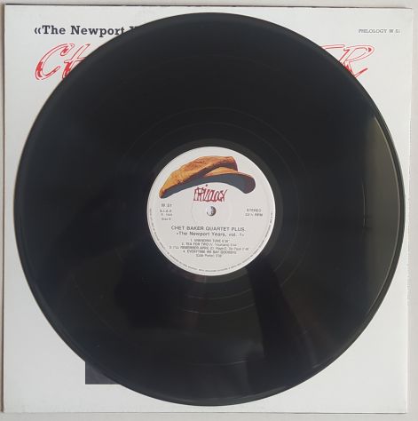 CHET BAKER-The Newport Years Vol 1-Ed Rusconi Musica Jazz-Reg del 1955-LP 1989 - Foto 2